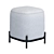 Pawai Ottoman: Stylish and Versatile Footrest 3D model small image 2