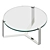 DRAENERT Klassik 1022: Elegant Steel and Glass Tables 3D model small image 2