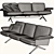 Elegant DS-31 Sofa by de Sede 3D model small image 3
