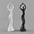 Elegant Ceramic Dancing Woman 3D model small image 4