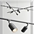 Fabbian FreeLine F44: Exquisite Chandelier 3D model small image 1