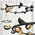 Luxury Chandelier Collection: Avion, Spider, Super 8 & React R 3D model small image 2