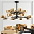 Luxury Chandelier Collection: Avion, Spider, Super 8 & React R 3D model small image 4