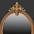 Elegant Regal Mirror with a French Twist 3D model small image 3