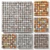 Granite Cube Stones for Decoration 3D model small image 2