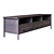 Contempo 3-Drawer Media Console in Graphite Oak 3D model small image 2