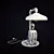 Industrial Steel Loft Lamp 3D model small image 2