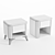 Luna Lori Bedside Table: Elegant and Functional 3D model small image 2