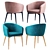 Sleek Torino Chair // Габарит 600 х 580 х h770 мм 3D model small image 2