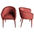 Sleek Torino Chair // Габарит 600 х 580 х h770 мм 3D model small image 5