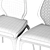 Elegant Pontecorvo Chair: Italian Design Masterpiece 3D model small image 5