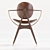 Modern Circle Chair: Stylish and Versatile 3D model small image 2