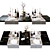 Elegant Tableware Set 3D model small image 1