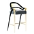 Modern Anais Dining Chair 3D model small image 2