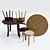 Stylish Runt Furniture Set 3D model small image 3