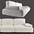 Natuzzi Immenso Sofa: Stylish Comfort for Your Home 3D model small image 5