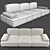Natuzzi Immenso Sofa: Stylish Comfort for Your Home 3D model small image 6