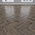 Smoky Oak Parquet: Herringbone, Linear, Chevron 3D model small image 4