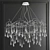 Elegant Double Tear Chandelier 3D model small image 4