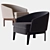 Elegant Chelsea Armchair: 3D Model 3D model small image 1