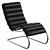 Title: Sophisticated Knoll MR Lounge Chaise 3D model small image 3