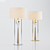 Lux Accra Table Lamps 3D model small image 1