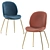 Sleek Beetle Chairs 3D model small image 1