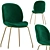 Sleek Beetle Chairs 3D model small image 2