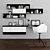 Sleek Office Set - 091 3D model small image 3