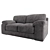 Modern Madrid Sofa 3D model small image 1