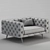 Modern Lounge Armchair 004 3D model small image 3