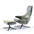 Poltrona Frau Jay Lounge Chair 3D model small image 1