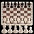 Modern Chess Set 3D model small image 1