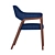 Modern Olive Chair: Stylish & Functional 3D model small image 2