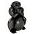 Zara Home Monkey Pillow 3D model small image 2