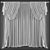 Elegant Polys Curtain Set 3D model small image 2