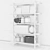 DecorShelf: Modern Open Cabinet 3D model small image 3