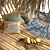 Bamboo Paradise: Exquisite Hut & Cozy Bed 3D model small image 3