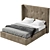 Vintage Classic High-Buttoned Bed 3D model small image 1