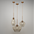 Scandinavian Pendant Lights Set 3D model small image 1