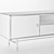 Modern Wood & Lacquer Media Console 3D model small image 6