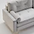 Elegant Gray Sofa, Perfectly Sized 3D model small image 5