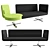 Amadeo Kinetic Sofa - Modern Furniture from mminterier 3D model small image 1