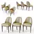 Cipriani Cocoon Chairs: Sleek & Stylish Seating 3D model small image 1