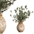 PBR-friendly Olive Vase 3D model small image 1