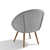 Jimi Ball Chair: Ergonomic Compact Design 3D model small image 3