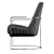 Luxurious Ocadia Velvet Armchair 3D model small image 4