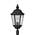 Elegant Forged Street Lamp 3D model small image 2