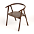 Elegant Tanaka Dining Chair 3D model small image 4