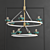 Elegant Roseland Ceiling Light 3D model small image 1